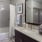 bathroom with shower/tub combo
