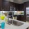 a kitchen with an island