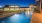 outdoor pool lit at night