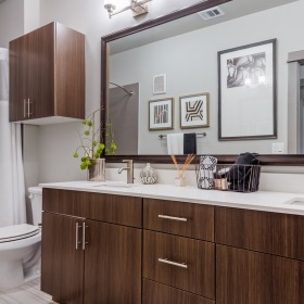 Bathroom options with thoughtful details