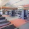 a gym with treadmills