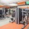 bright gym with fitness equipment