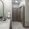 a bathroom with walk-in closet