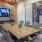 conference room with a table and chairs