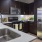 recessed lighting in c-shaped kitchen